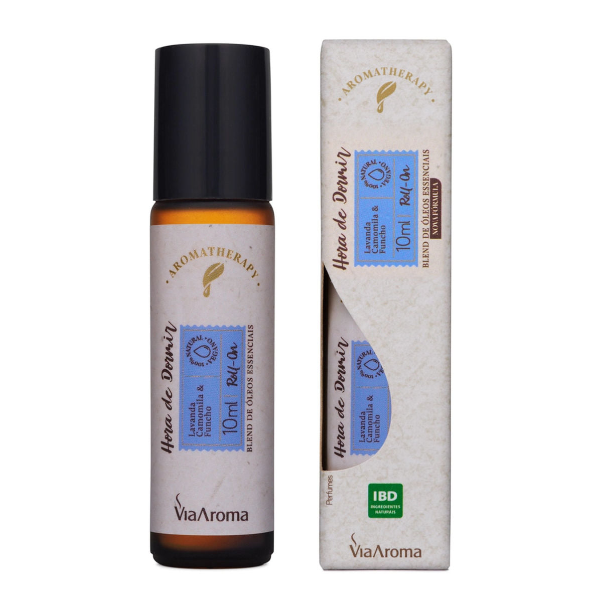 Roll-On Blend Óleos Essenciais Hora de Dormir Via Aroma 10ml