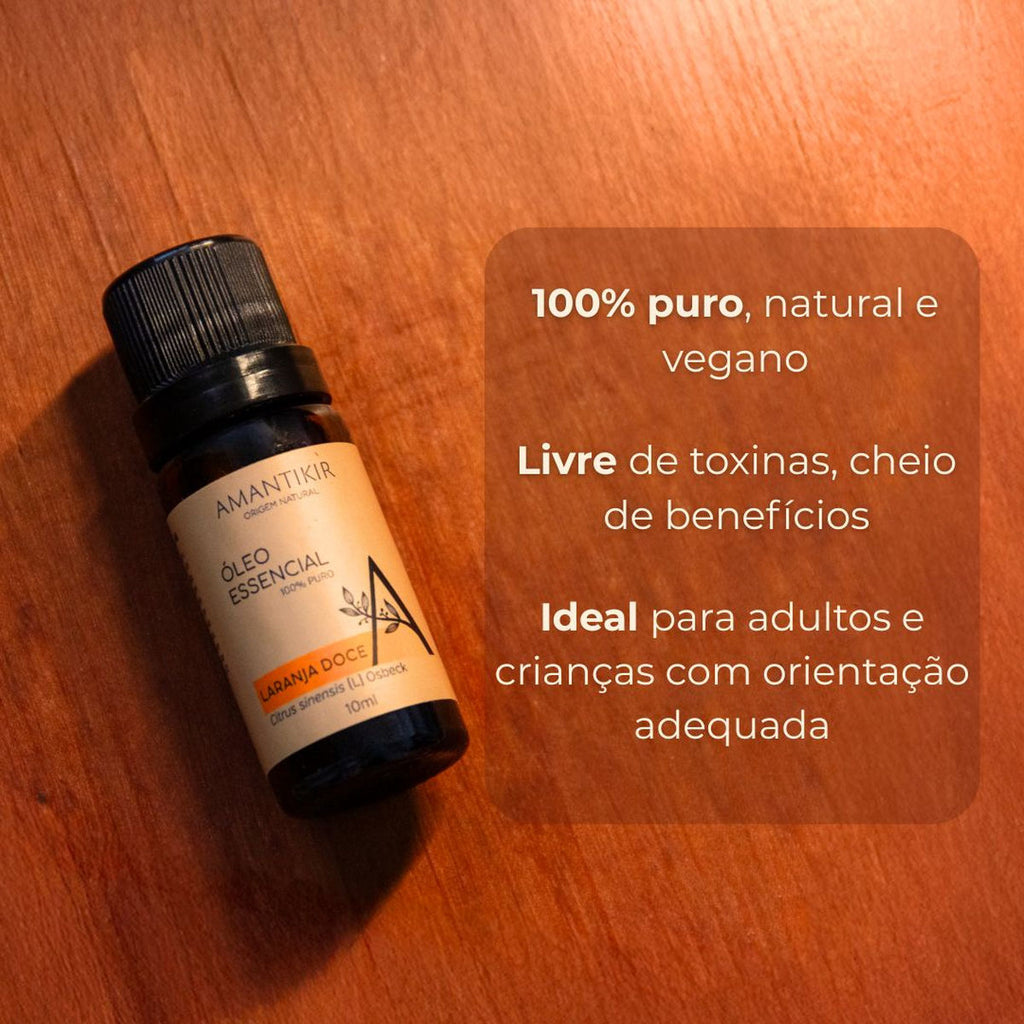 Óleo Essencial de Laranja Doce Amantikir 10ml