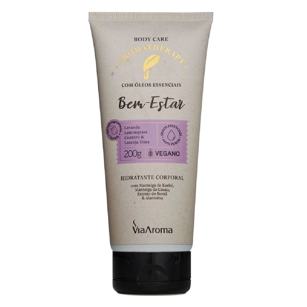 Hidratante Corporal Bem-Estar Aromatherapy 200g Via Aroma
