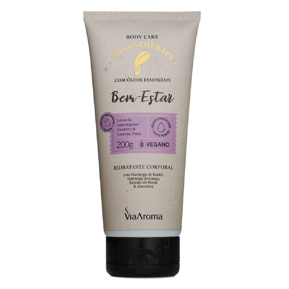 Hidratante Corporal Bem-Estar Aromatherapy 200g Via Aroma