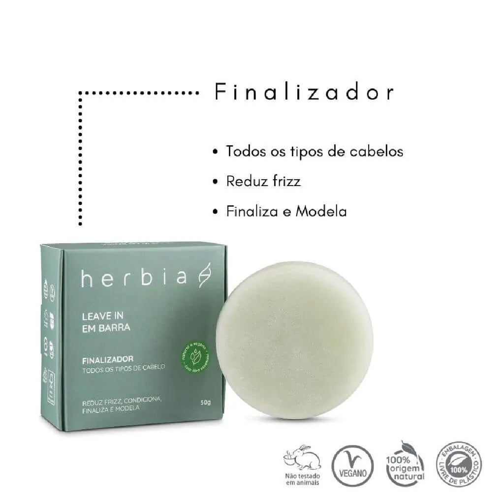 Leave in em Barra Finalizador Herbia 50g