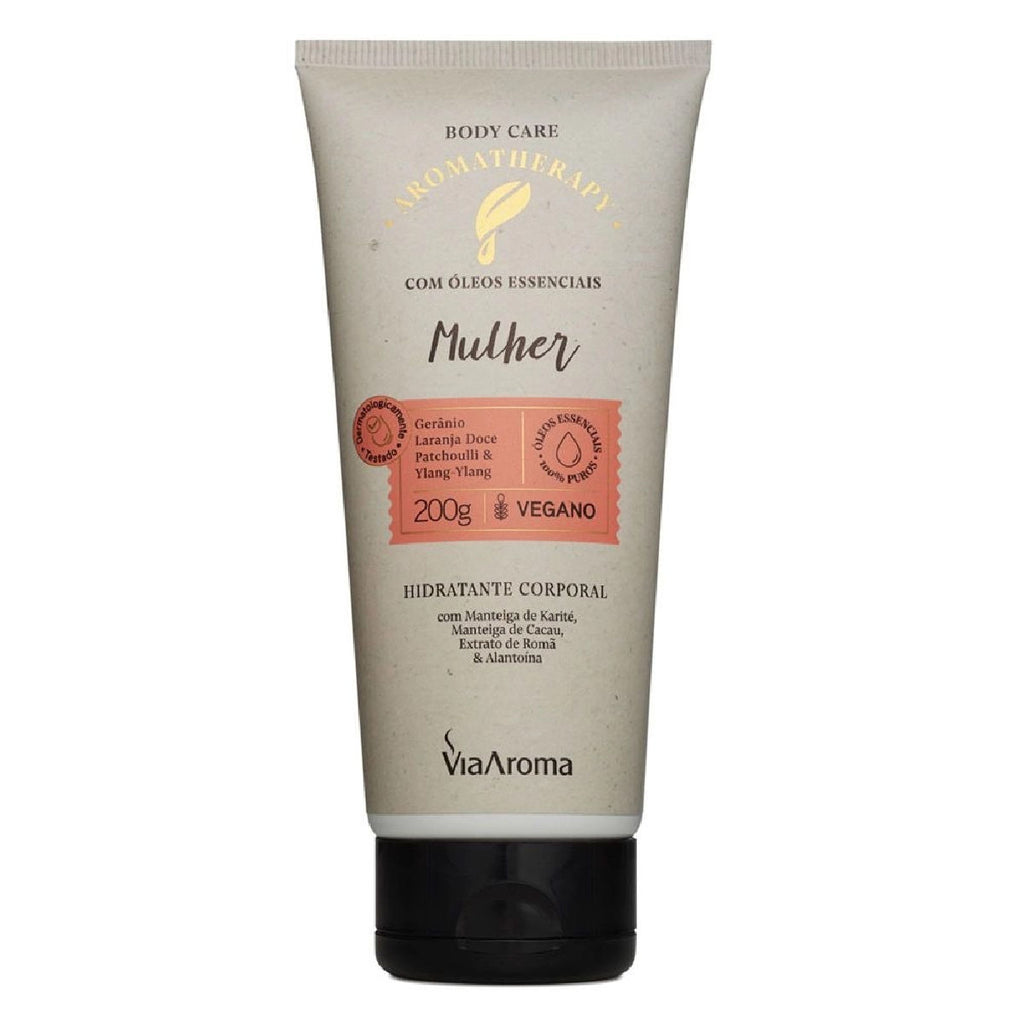 Hidratante Corporal Mulher Aromatherapy Via Aroma 200g