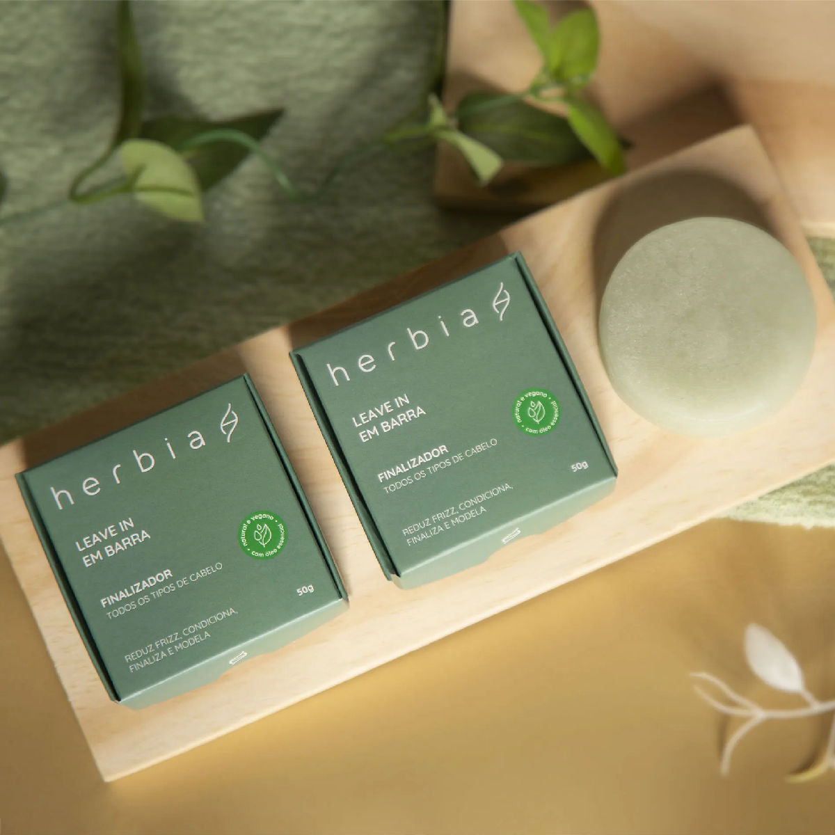 Leave in em Barra Finalizador Herbia 50g