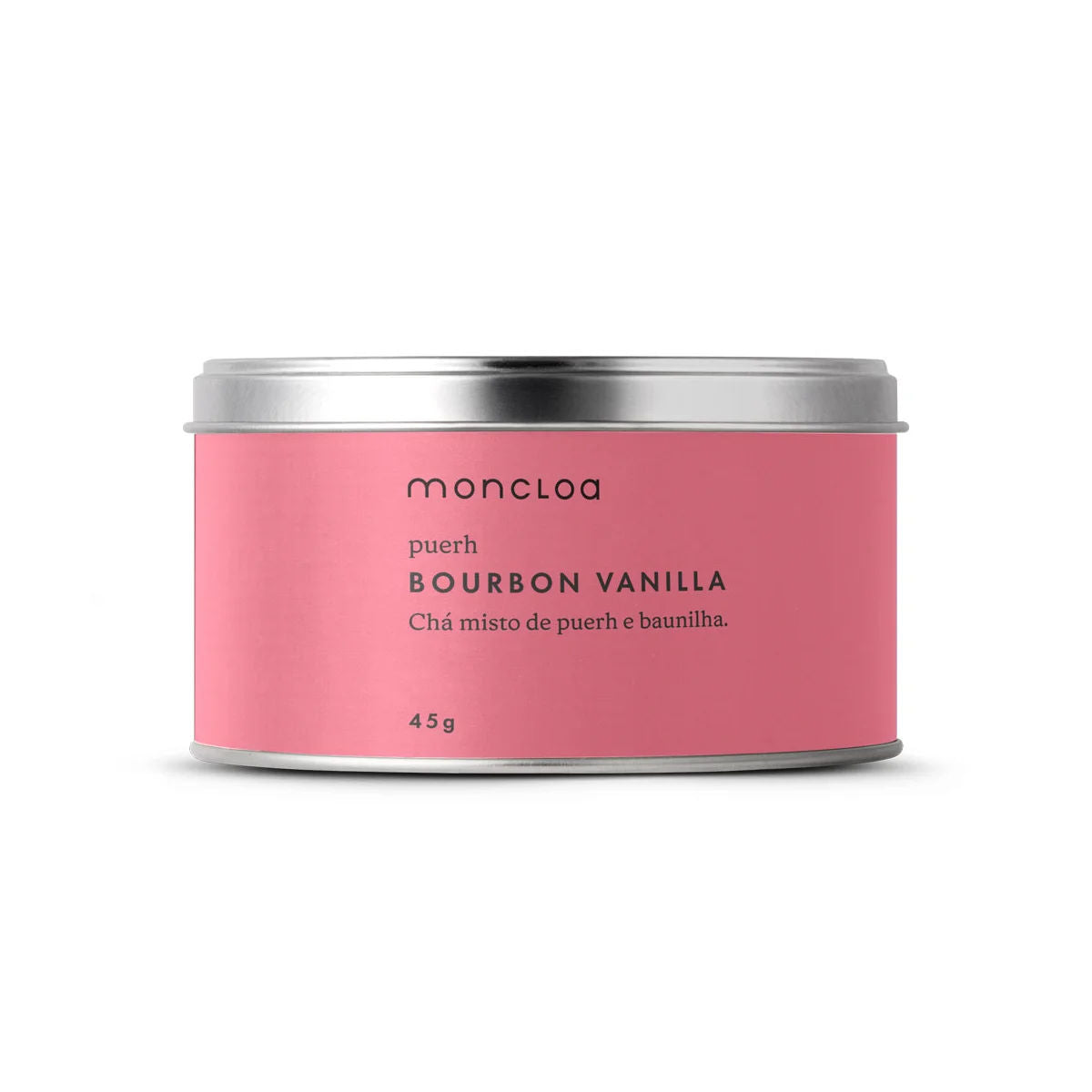 Chá Puerh Bourbon Vanilla Moncloa Lata 45g
