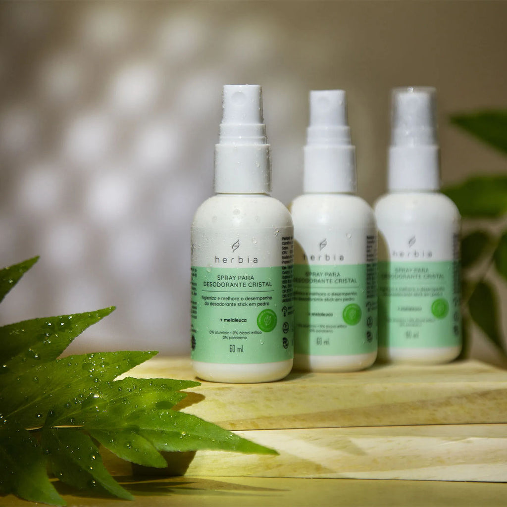 Spray para Desodorante Cristal Herbia 60mL