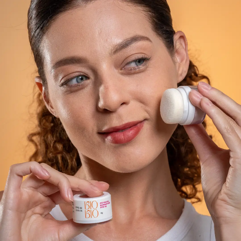 BioBio Po Facial Translucido Sunnature FPS42 Protecao Solar Mineral 8g