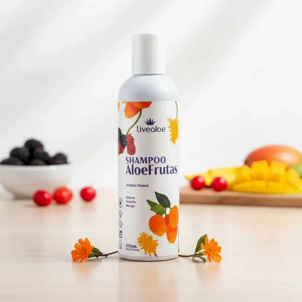 Shampoo Aloe Frutas Livealoe 300ml