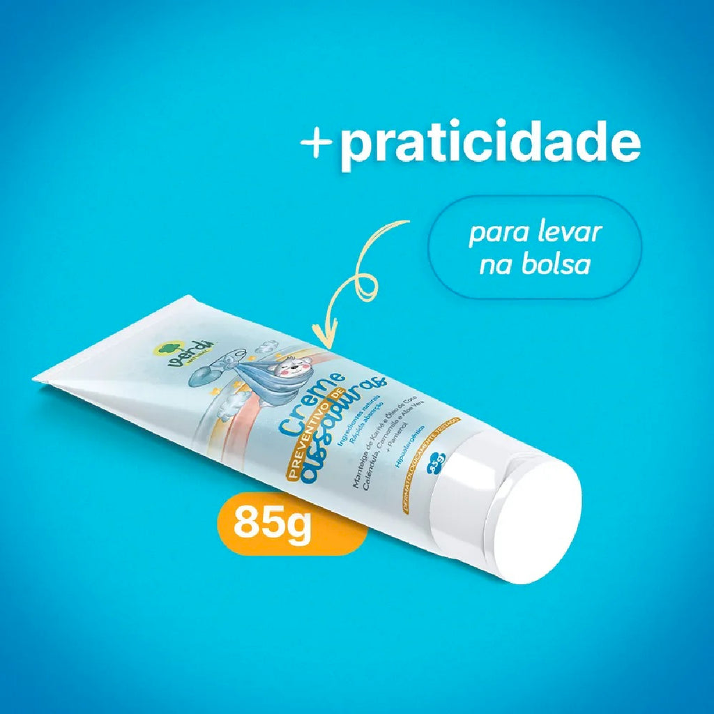 Creme Preventivo de Assaduras para Bebê Verdi Natural 85g