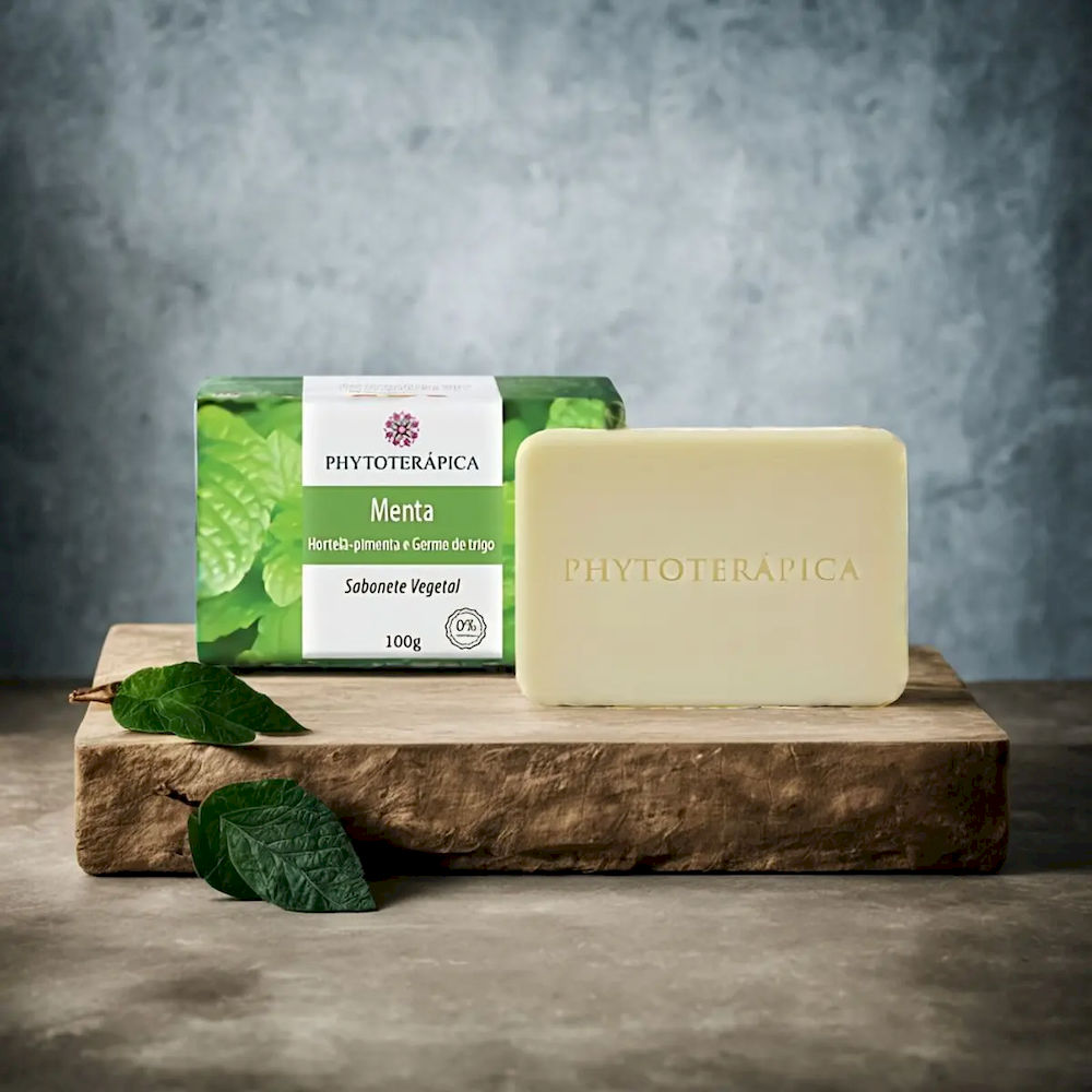 Sabonete Vegetal Menta & Germe de Trigo Phytoterápica 100g