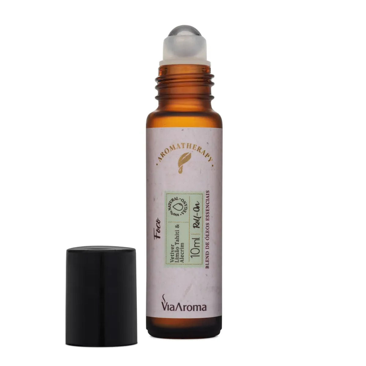 Roll-On Blend Óleos Essenciais Foco Via Aroma 10ml