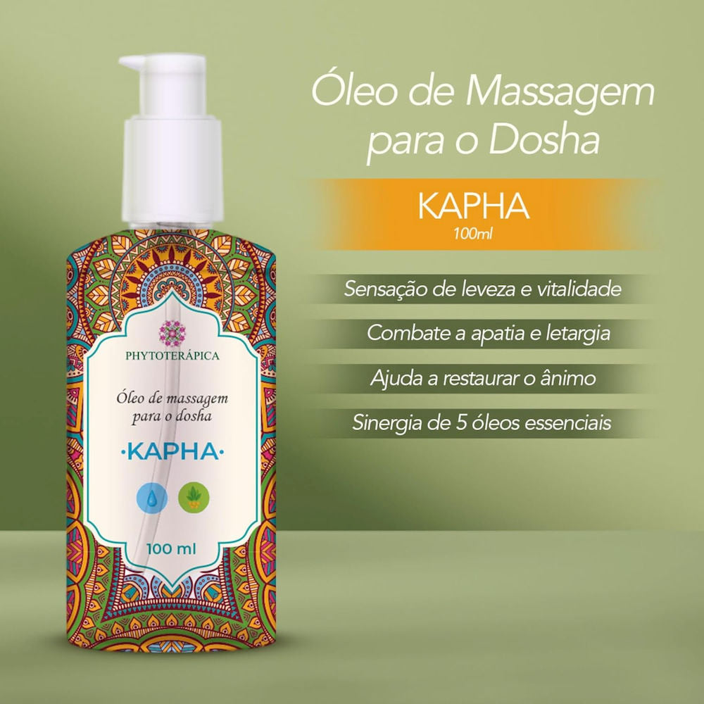 Óleo de Massagem Corporal Para Dosha Kapha Phytoterápica 100ml
