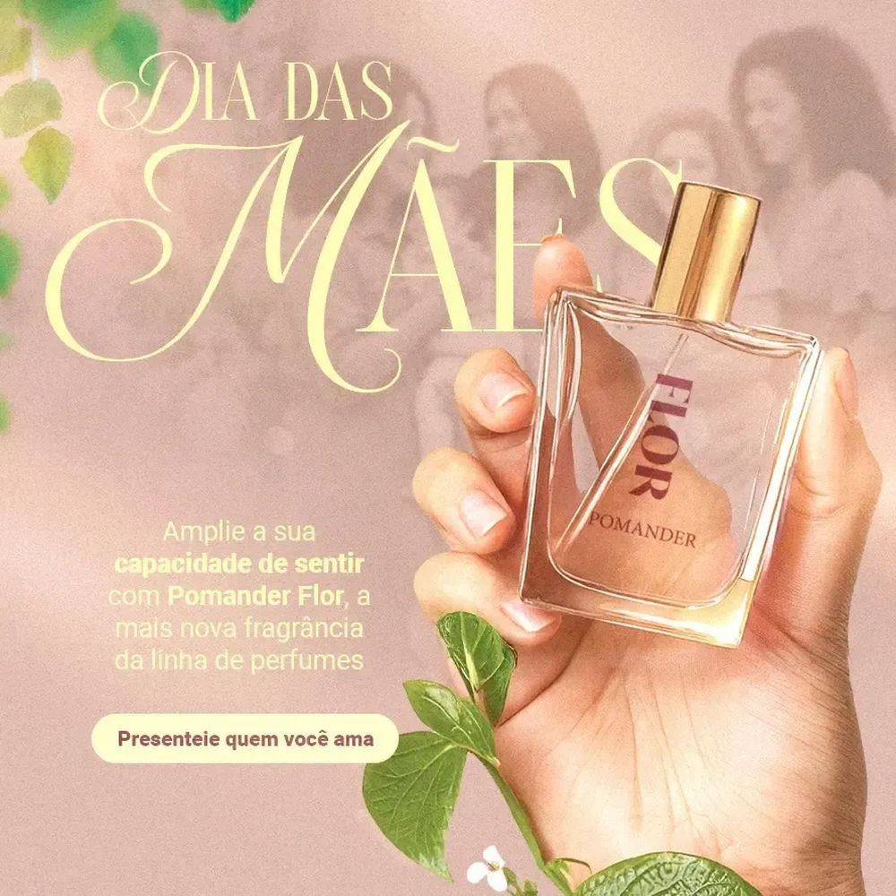 Perfume Flor Pomander C/ Florais de Bach e Óleos Essenciais 75ml