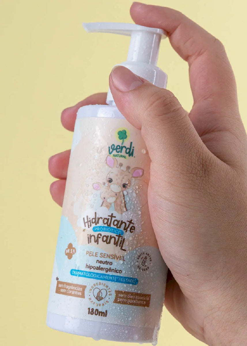 Loção Hidratante Infantil Probiótico para Pele Sensível