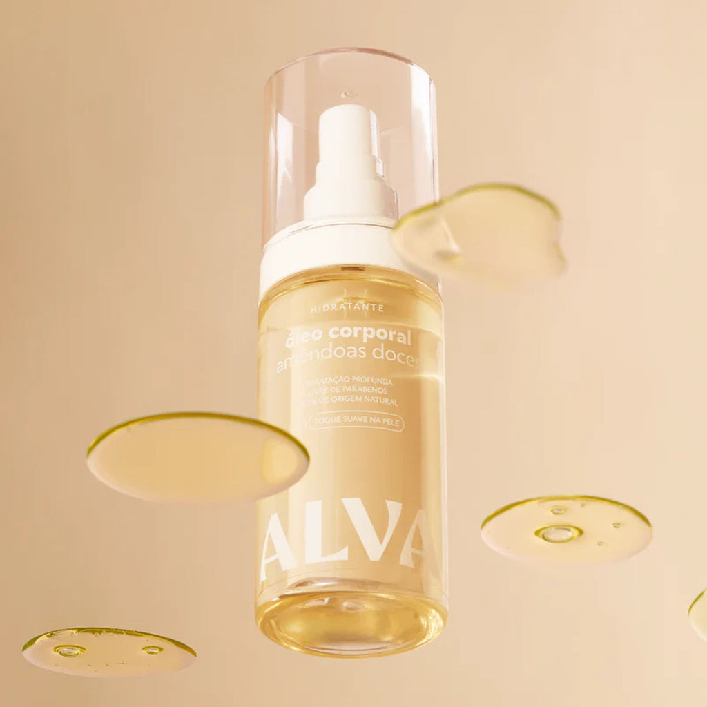 Óleo Corporal Hidratante de Amêndoa Doce Alva 100ml