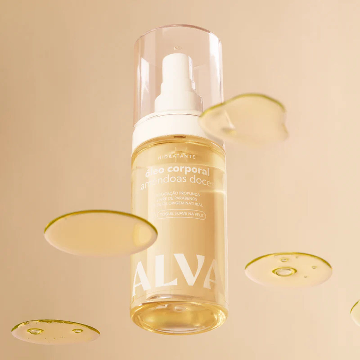 Óleo Corporal Hidratante de Amêndoa Doce Alva 100ml