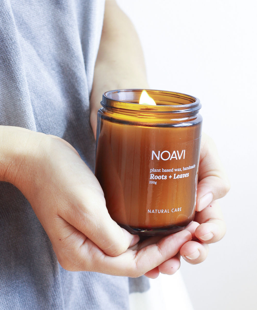 Vela Aromática Roots + Leaves Noavi 200g