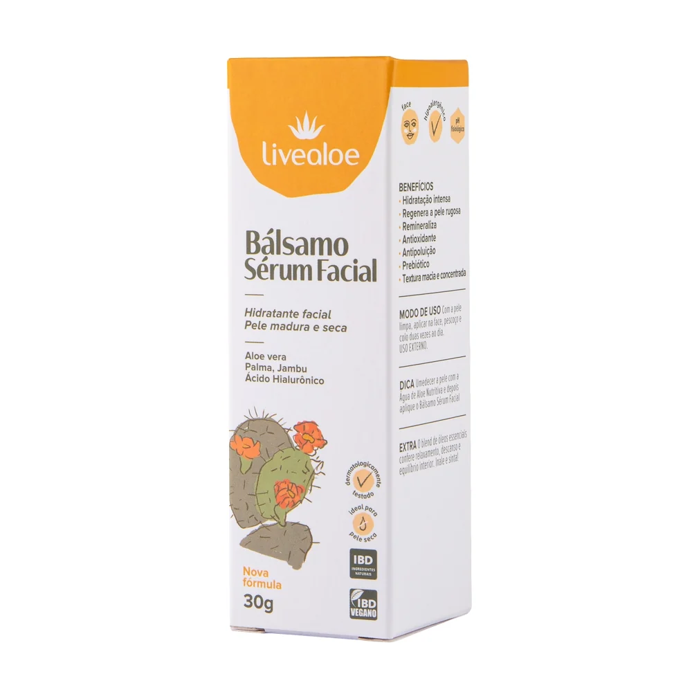 BÁLSAMO SÉRUM FACIAL 30 G Livealoe