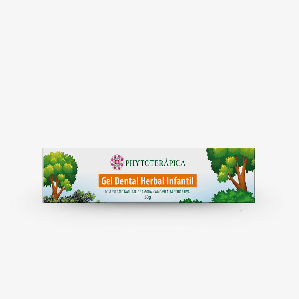 Gel Dental Infantil Frutas Vermelhas Phytoterápica 50g