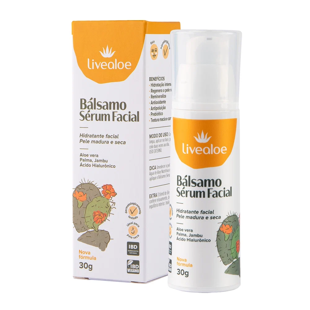 BÁLSAMO SÉRUM FACIAL 30 G Livealoe
