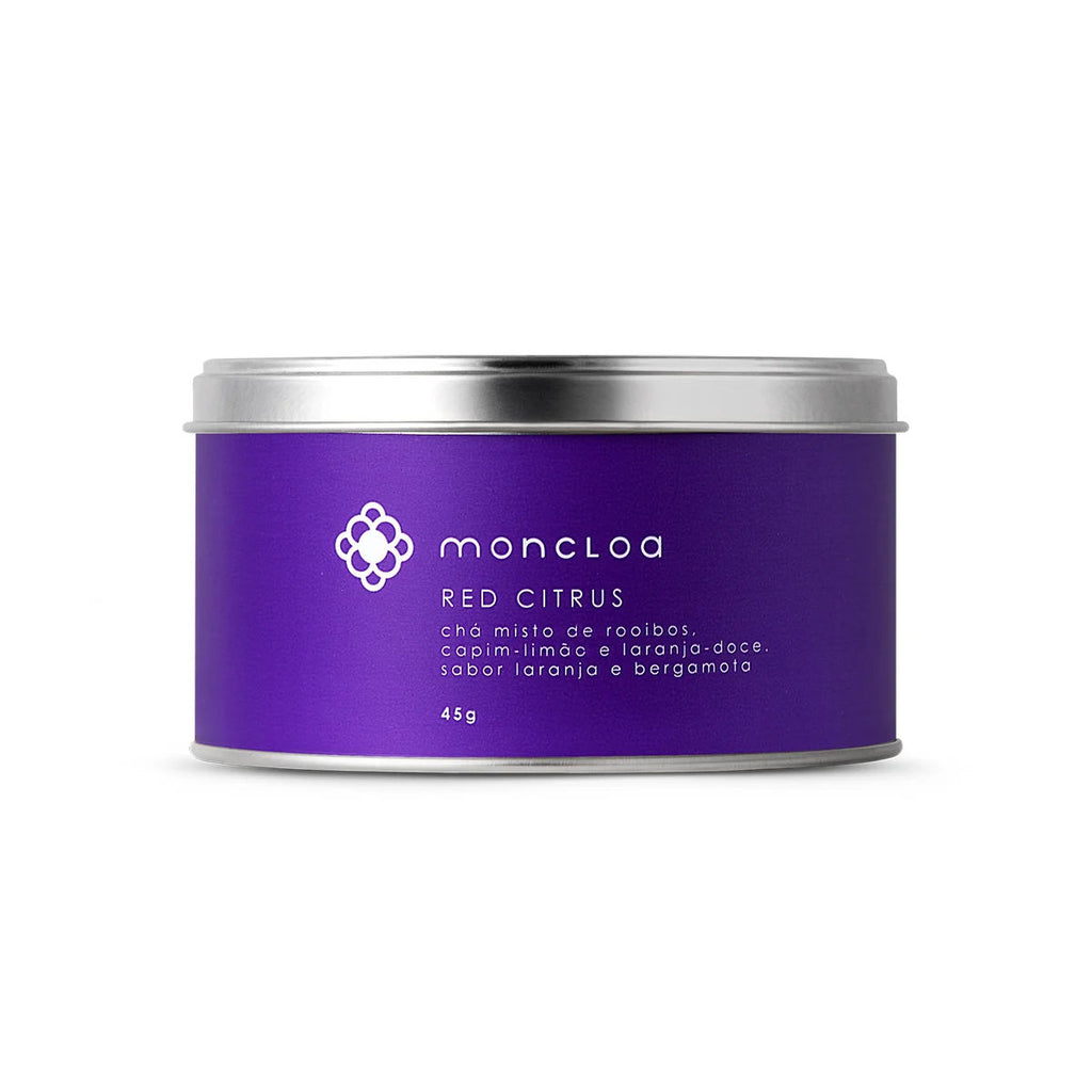 Chá Infusão Rooibos Red Citrus Moncloa Lata 45g