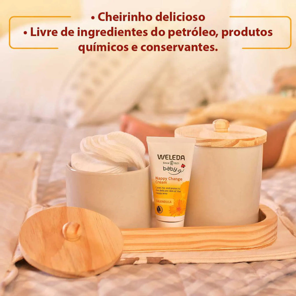 Creme para Assaduras Weleda BabyCreme Calêndula 120ml