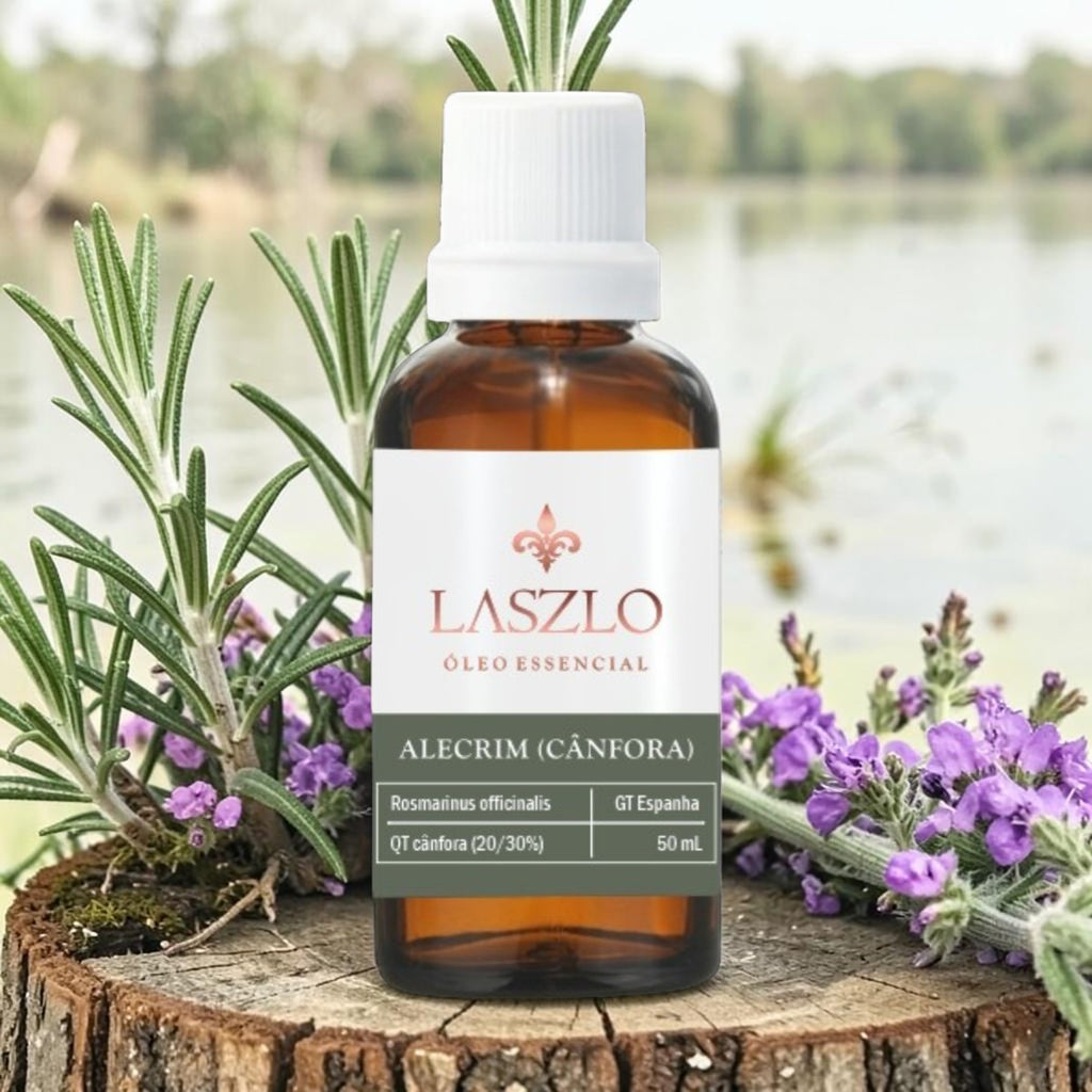 Óleo Essencial Alecrim QT Cânfora GT Espanha Laszlo 50ml
