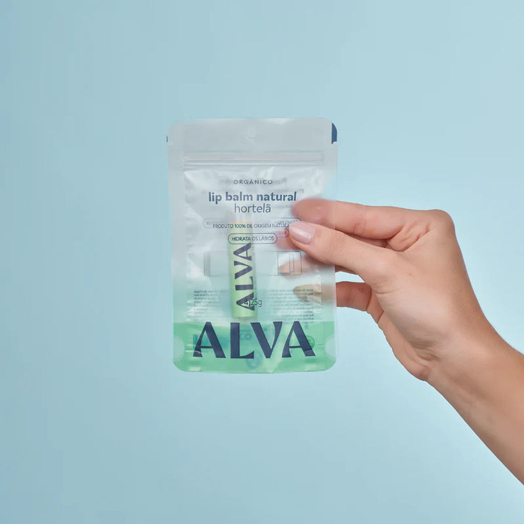 Hidratante Labial Orgânico Hortelã 4,25g Alva