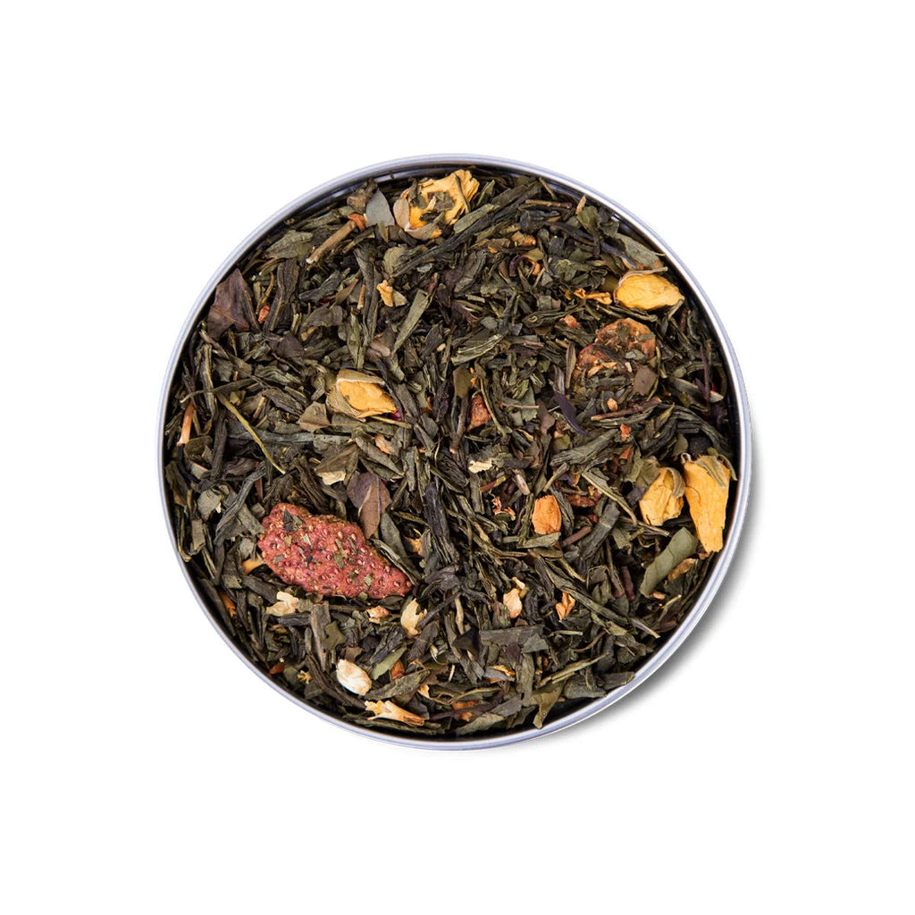 Chá Verde Strawberry Champagne Mini Lata 15g