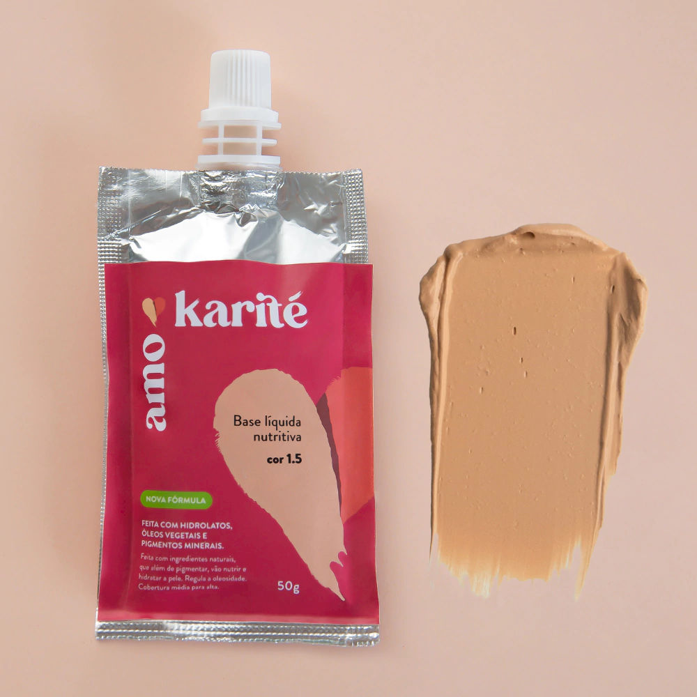 Base Liquida Nutritiva 50g - Cor 1.5 AmoKarité