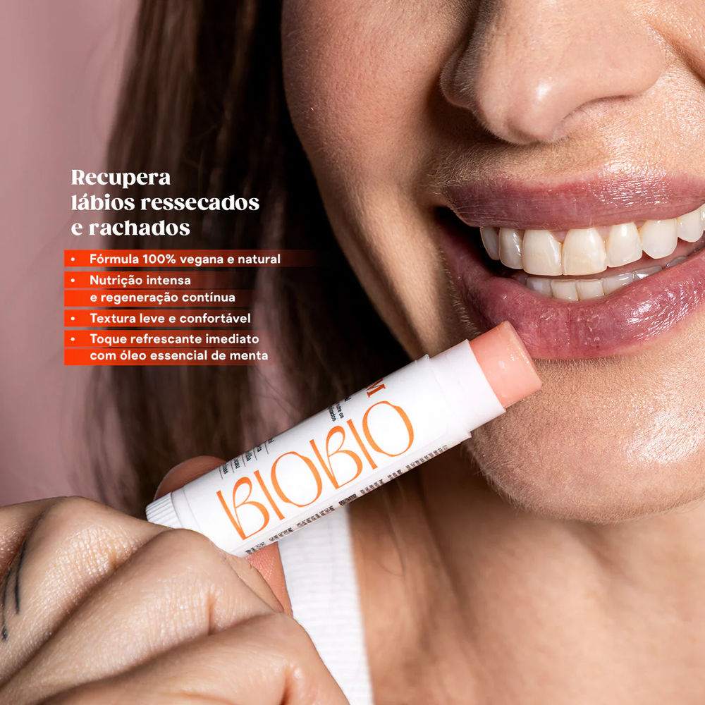 Lip Balm Protetor Labial Hidratante 4g - BioBio