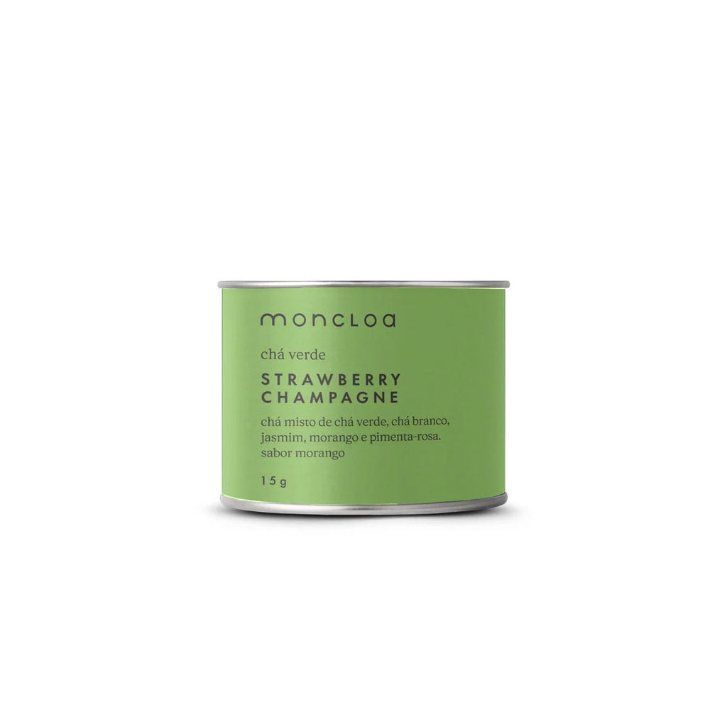 Chá Verde Strawberry Champagne Mini Lata 15g