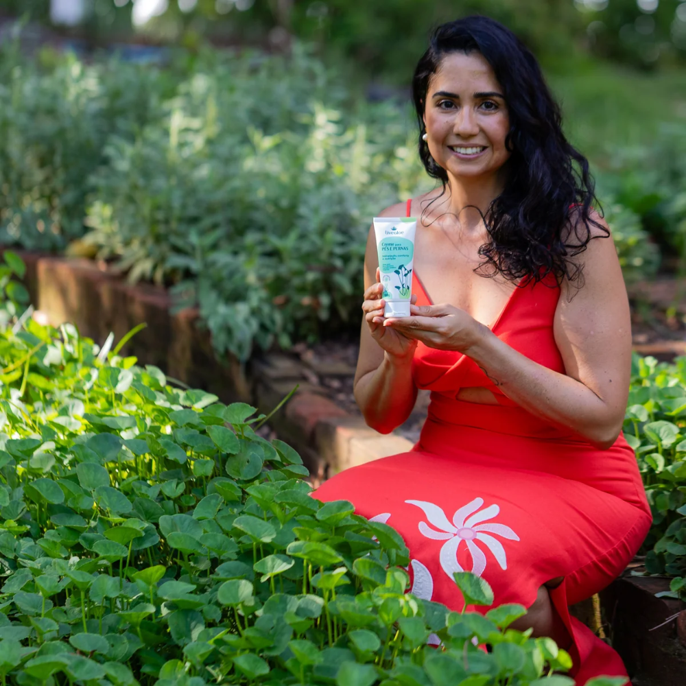 CREME PARA PÉS E PERNAS 100 G Livealoe