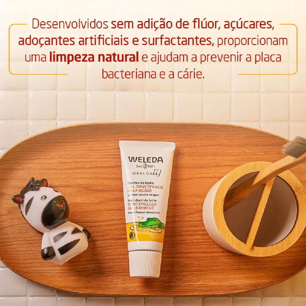 Gel Dental Infantil Weleda Sem Flúor 50ml