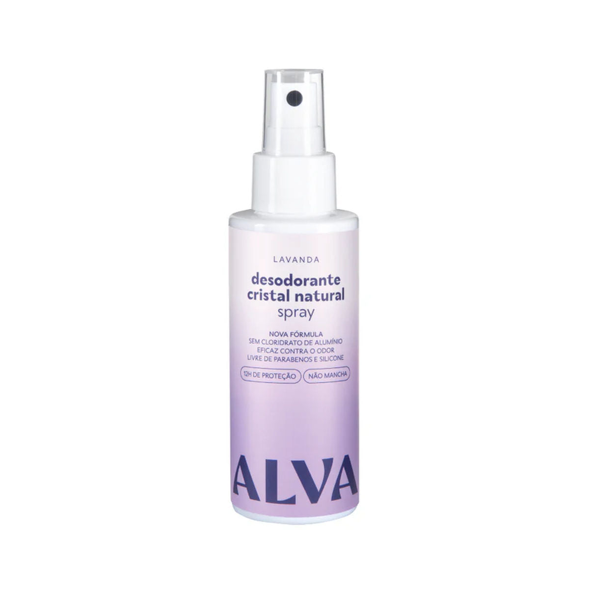 Desodorante Spray Cristal Natural Lavanda Vegano 120ml Alva