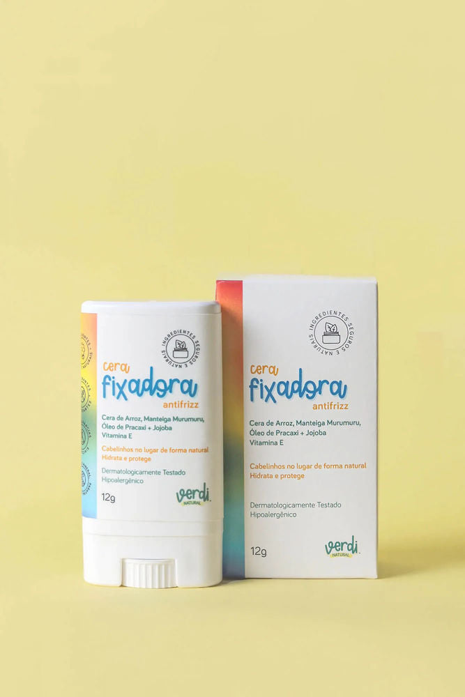 Cera Fixadora Antifrizz Infantil Natural - Verdi Natural