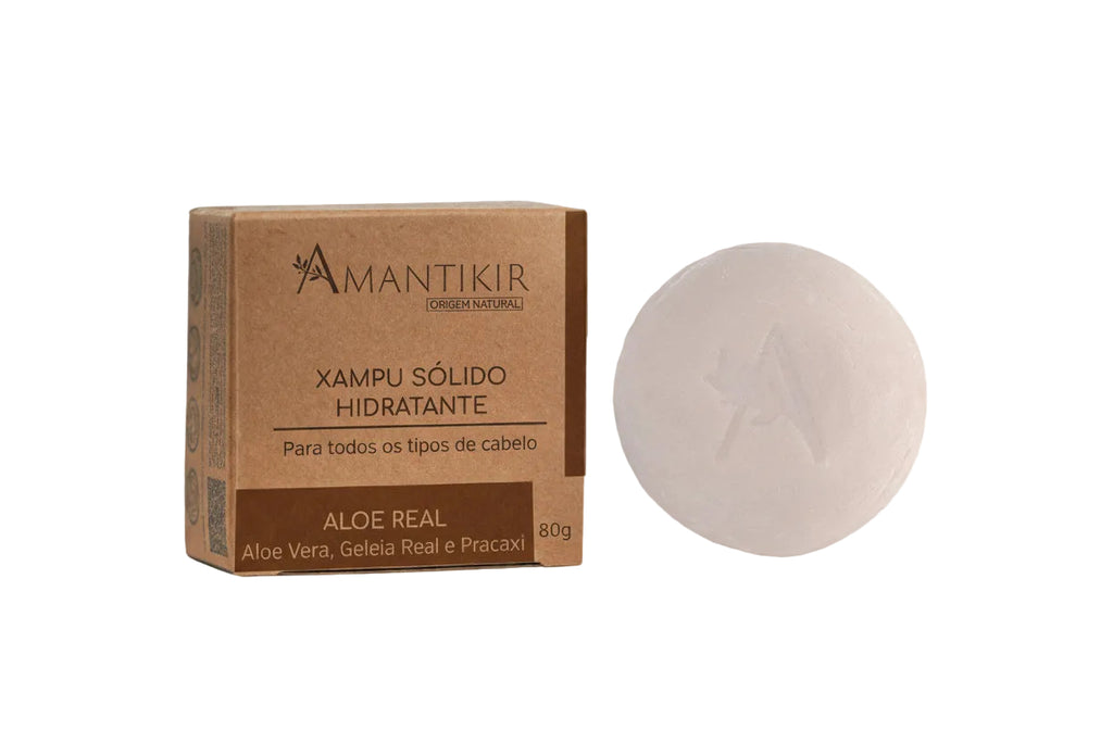Xampu Sólido Hidratante – Aloe Real 80g
