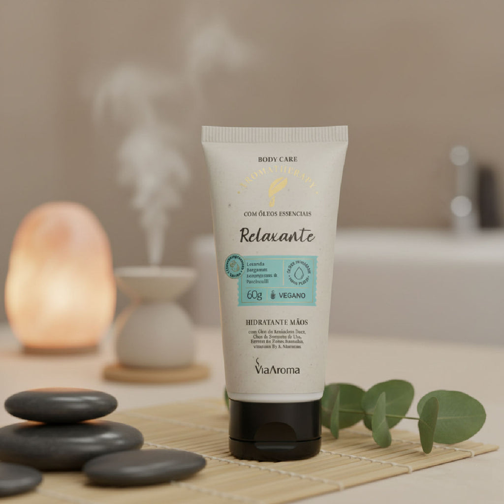 Hidratante Mãos Relaxante Aromatherapy 60g Via Aroma