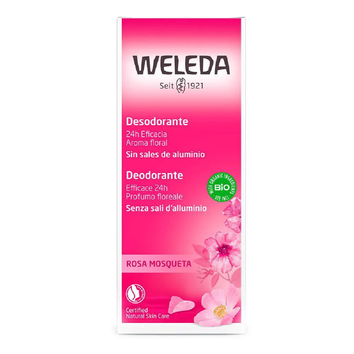 Desodorante Spray Weleda Rosa Mosqueta 100ml