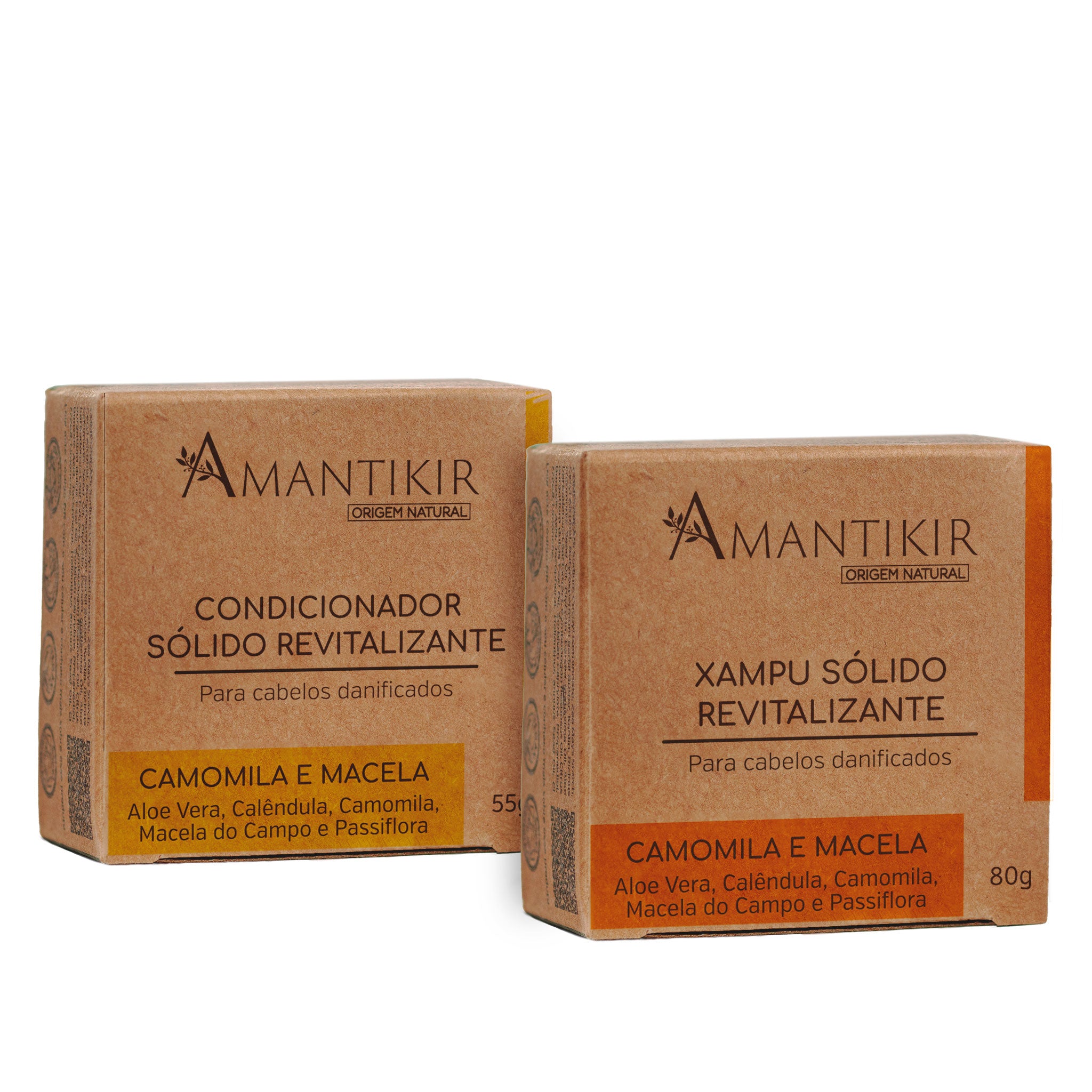 Kit Shampoo e Condicionador Sólido Revitalizante
