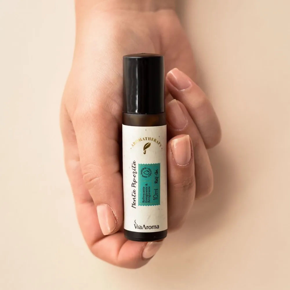 Roll-On Óleo Essencial Menta Piperita 10ml - Via Aroma
