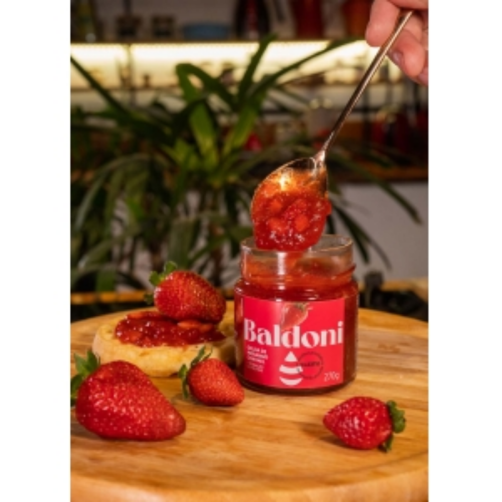 KIT DE 2 UNI - GELEIA BALDONI MORANGO POTE 270G