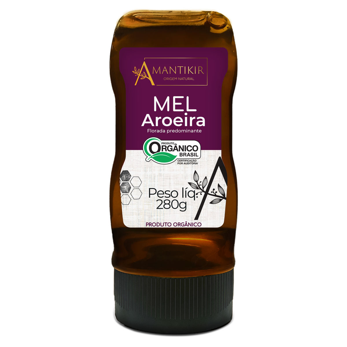 Mel em Bisnaga Florada de Aroeira Amantikir 280g