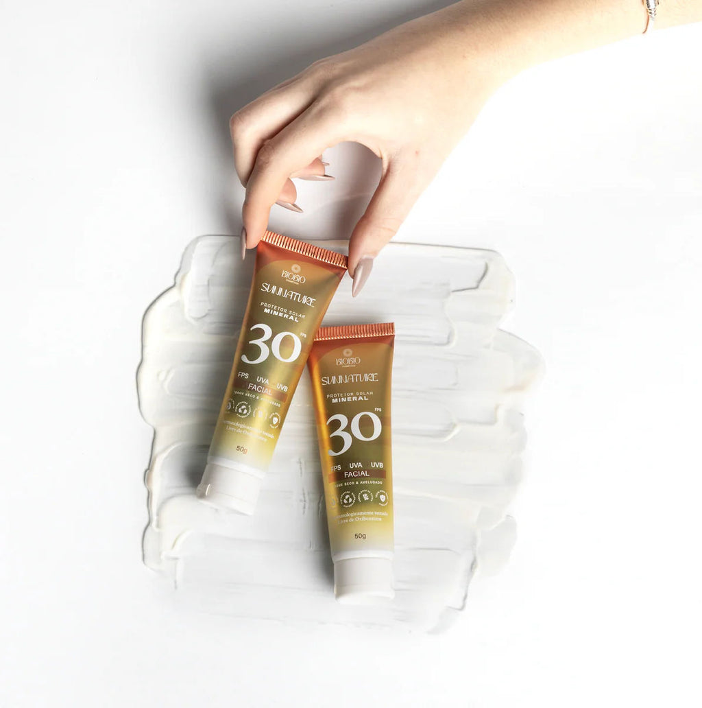 Protetor Solar Físico Mineral BioBio Sunnature FPS30