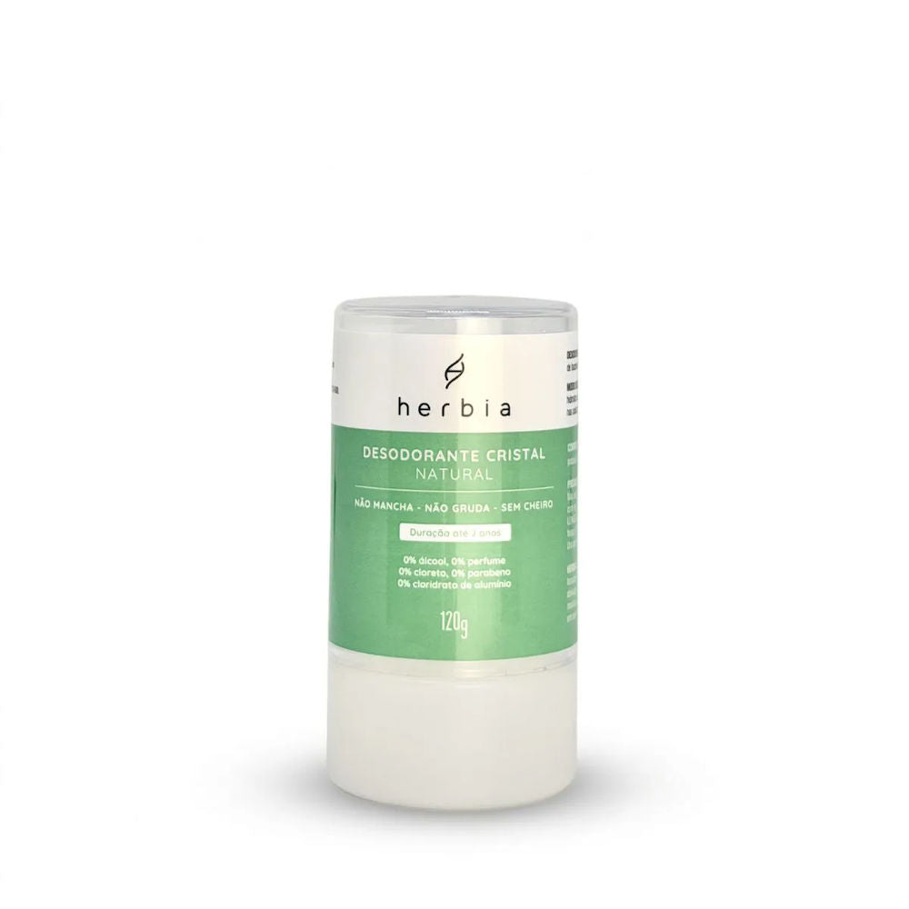 Desodorante Cristal Natural e Vegano Herbia 120g