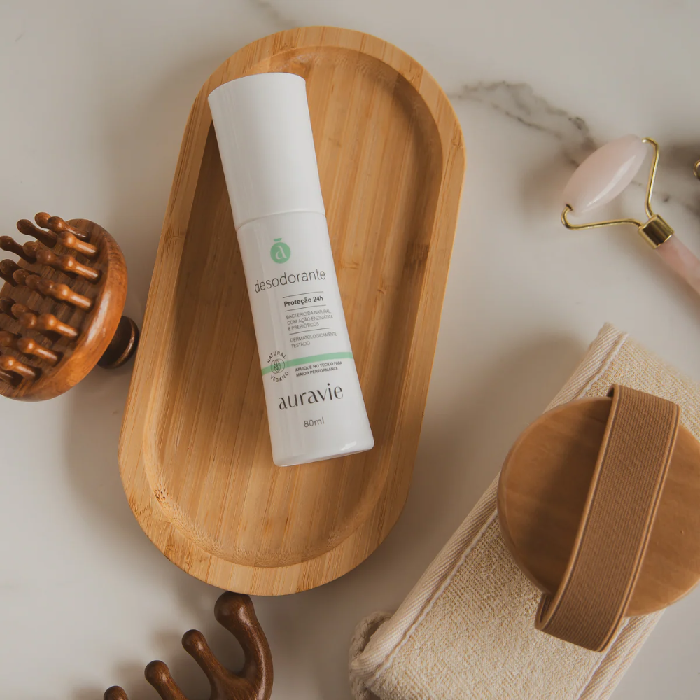Desodorante Natural e Vegano Spray - Aura Bioma - 80 ml