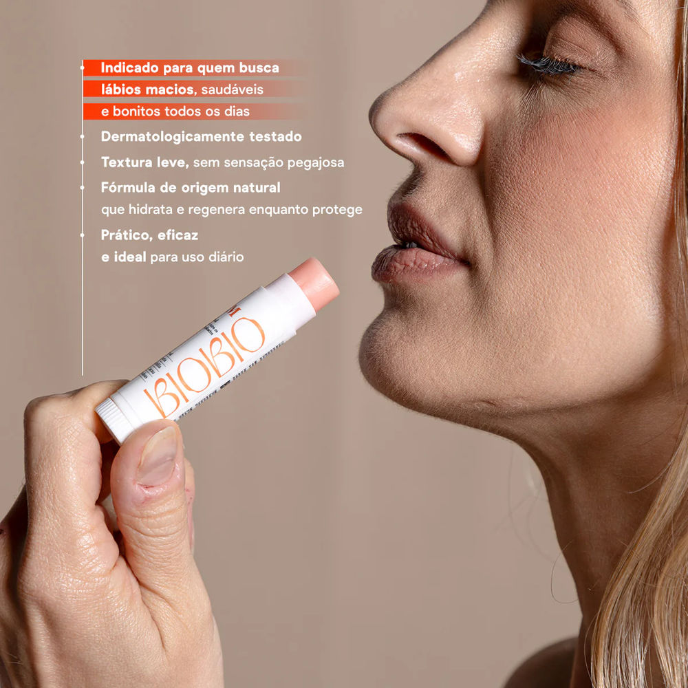 Lip Balm Protetor Labial Hidratante 4g - BioBio