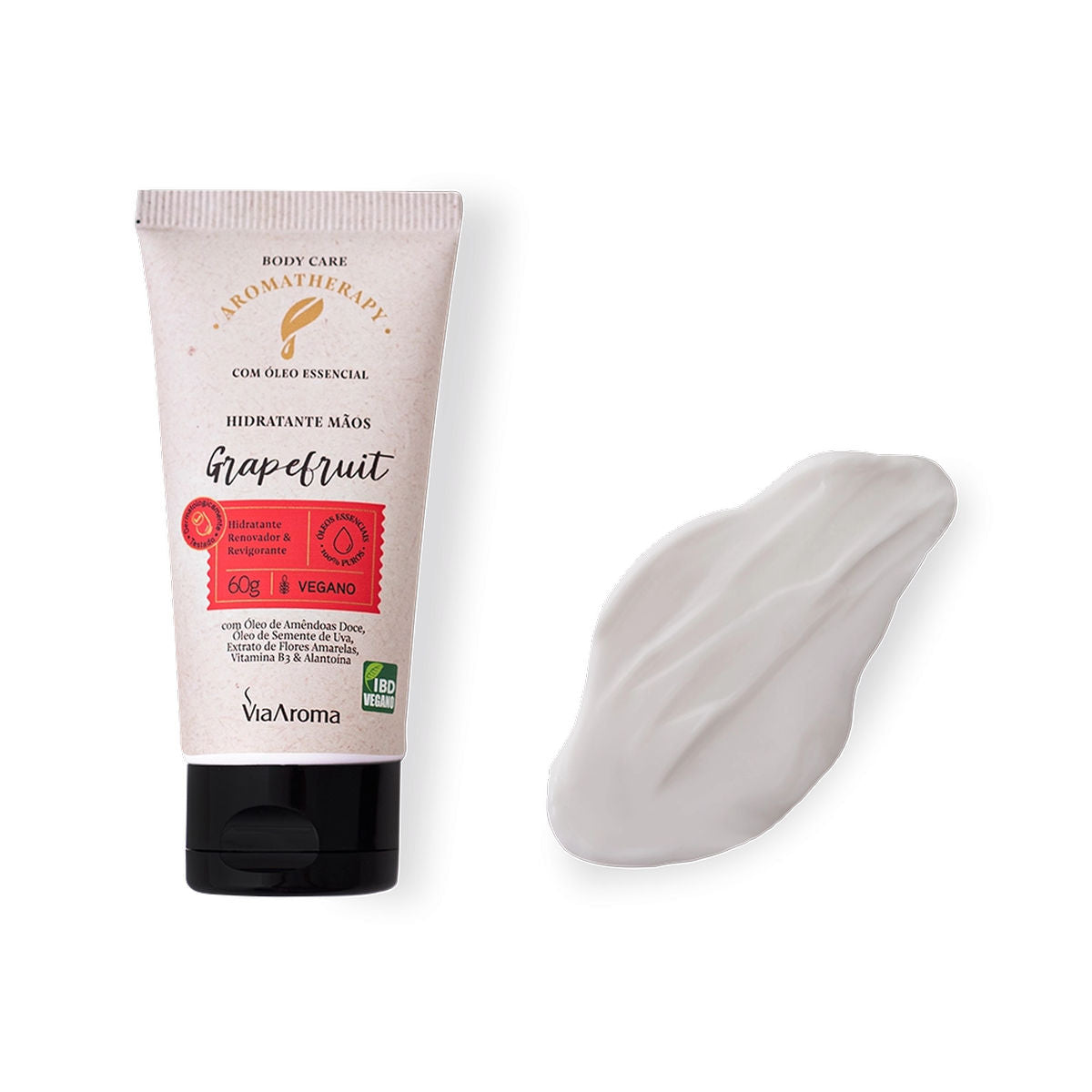 Hidratante Mãos Grapefruit Aromatherapy Via Aroma 60g