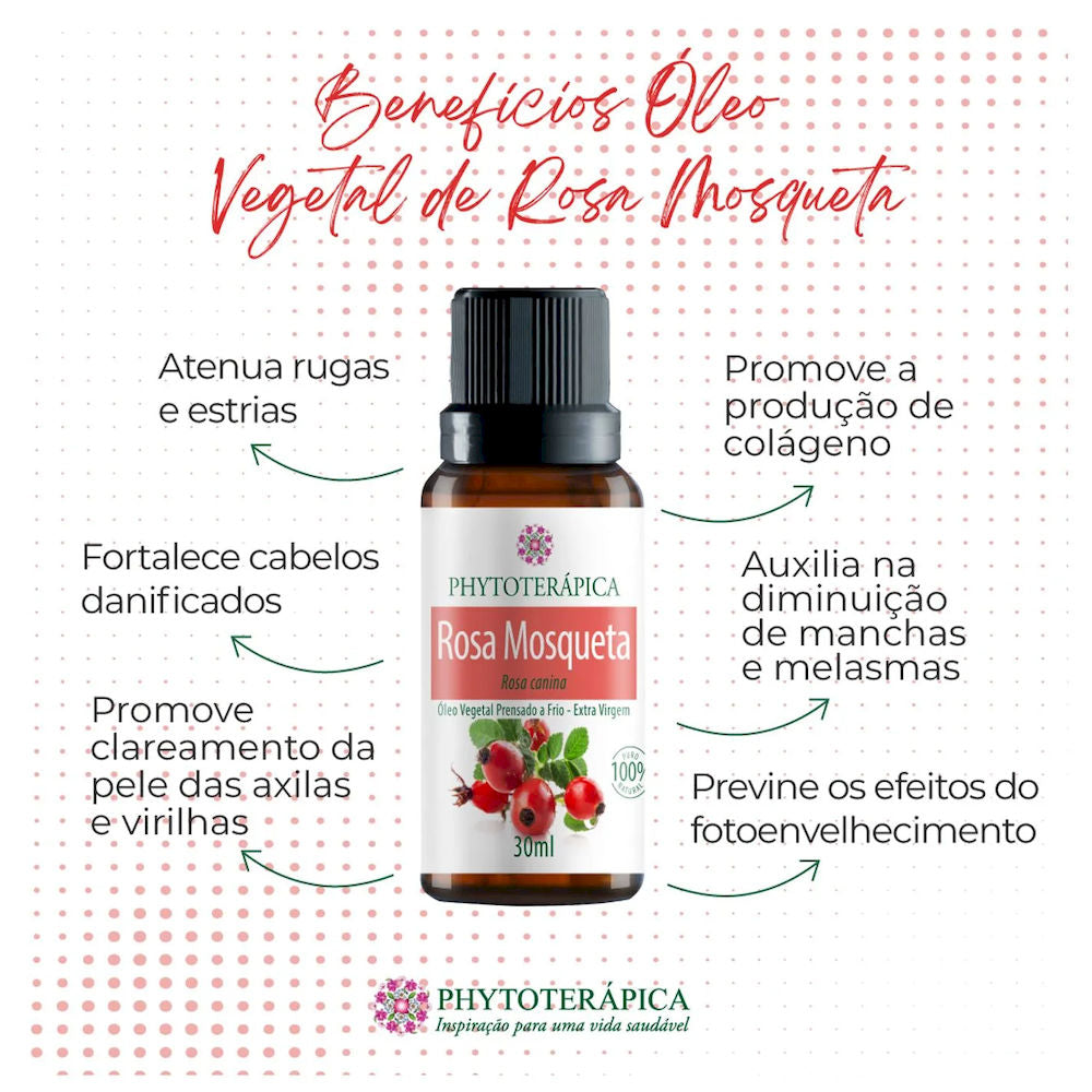 Óleo Vegetal de Rosa Mosqueta Phytoterápica 30ml