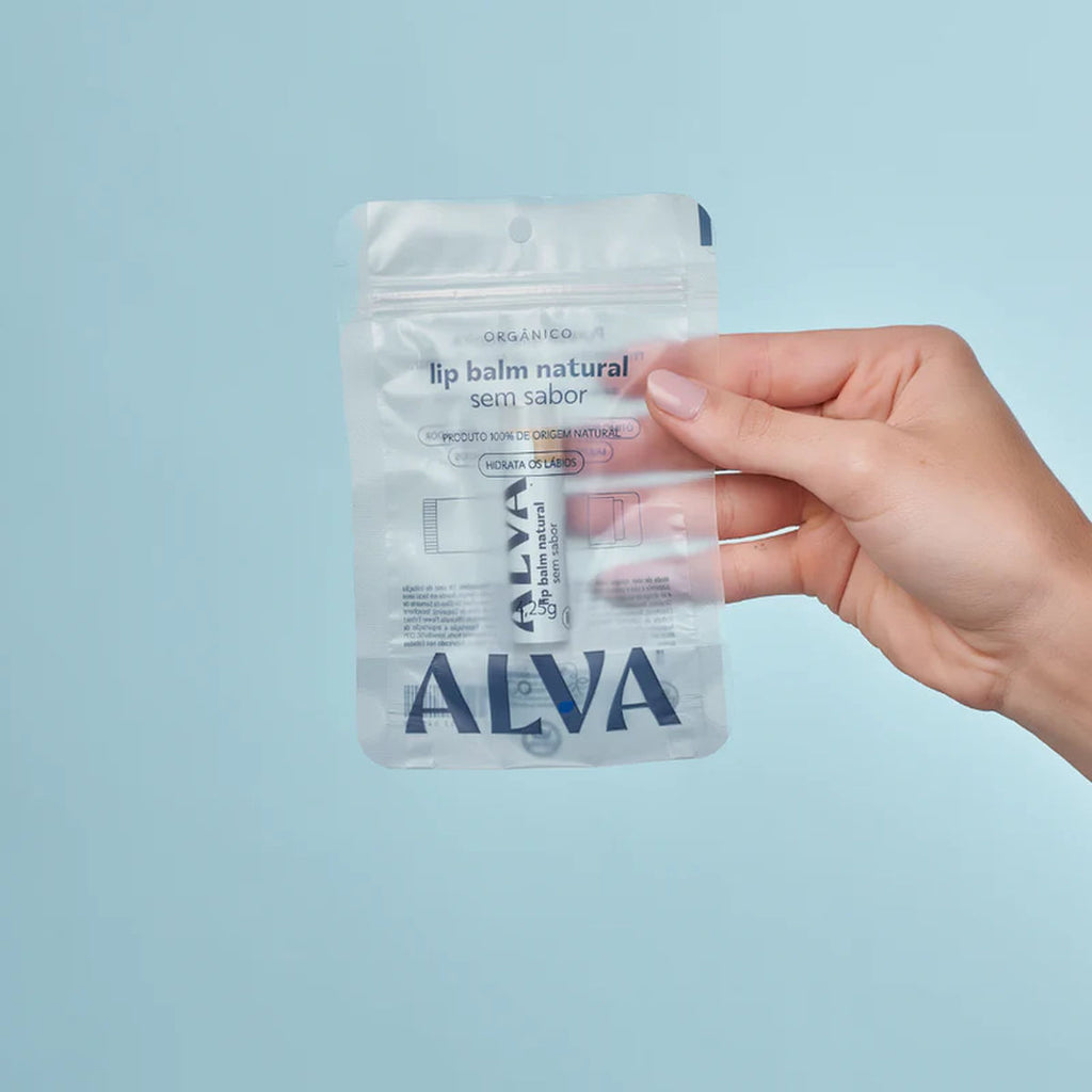 Hidratante Labial Orgânico Sem Sabor 4,25g Alva