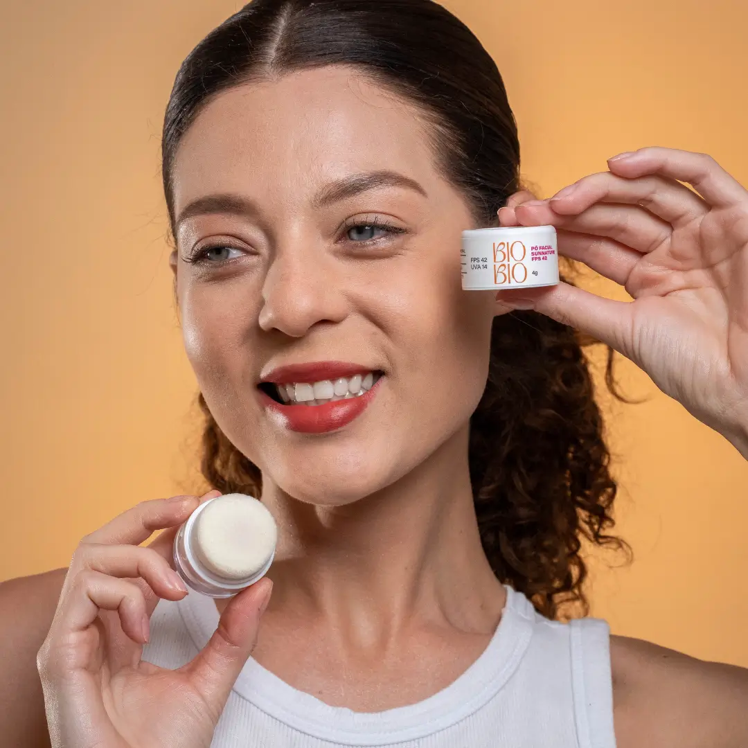 BioBio Po Facial Translucido Sunnature FPS42 Protecao Solar Mineral 8g
